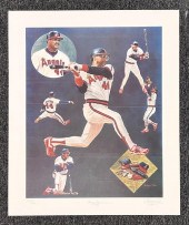 REGGIE JACKSON SIGNED AND NUMB