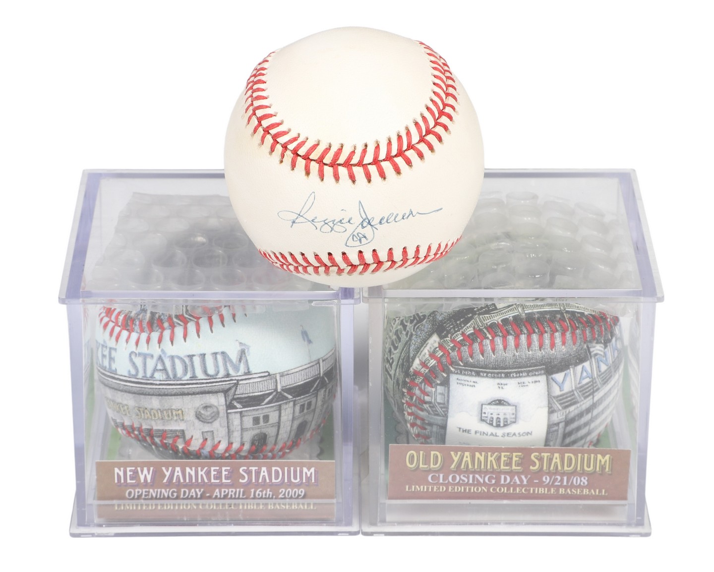 Reggie Jackson signed baseball,