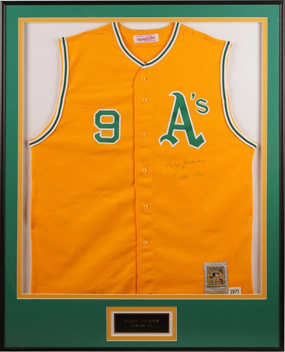 REGGIE JACKSON SIGNED OAKLAND A'S