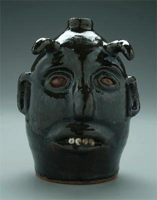 Reggie Meaders devil jug, dark
