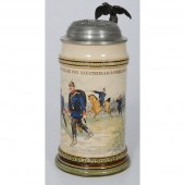 Regimental Mettlach Stein Germ