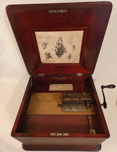 REGINA 12 INCH MUSIC BOX &
