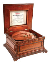REGINA 15-1/4" DISC MUSIC BOX<