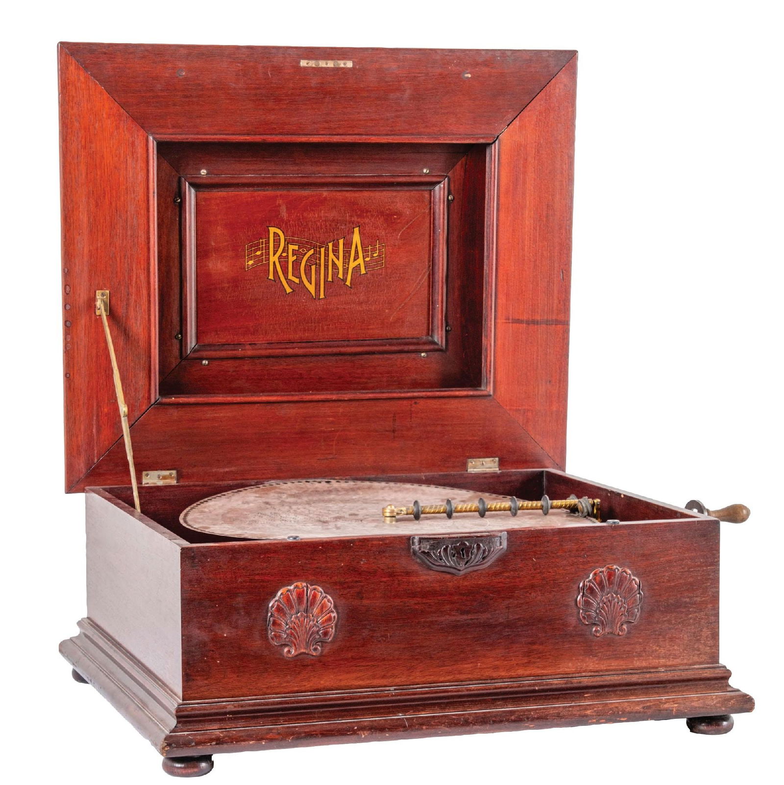 REGINA 20-1/2" DISC MUSIC BOX