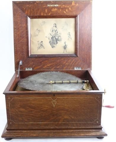 REGINA MUSIC BOX DISC PLAYER,