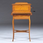 Regina Music Box on Stand and