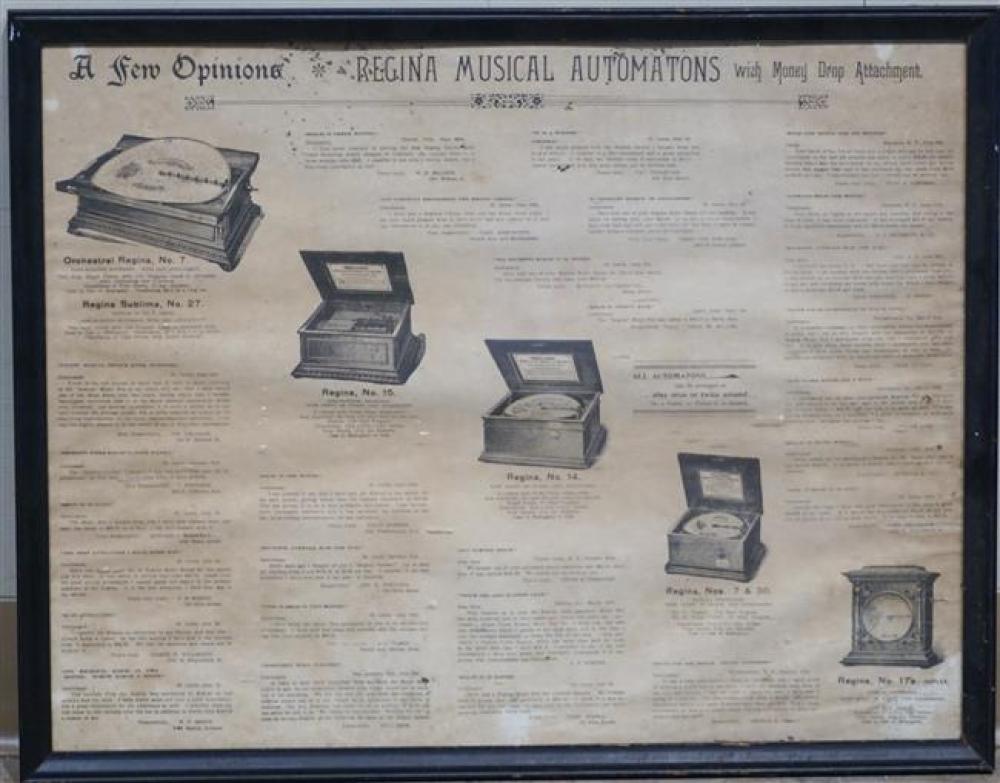 REGINA MUSICAL AUTOMATIONS