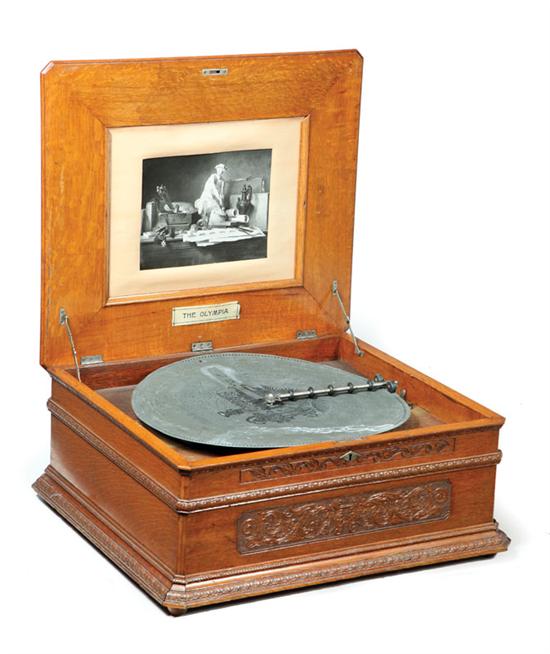 REGINA OLYMPIA MUSIC BOX. Large box