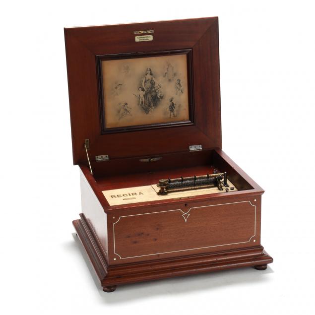 REGINA SINGLE COMB MUSIC BOX FOR