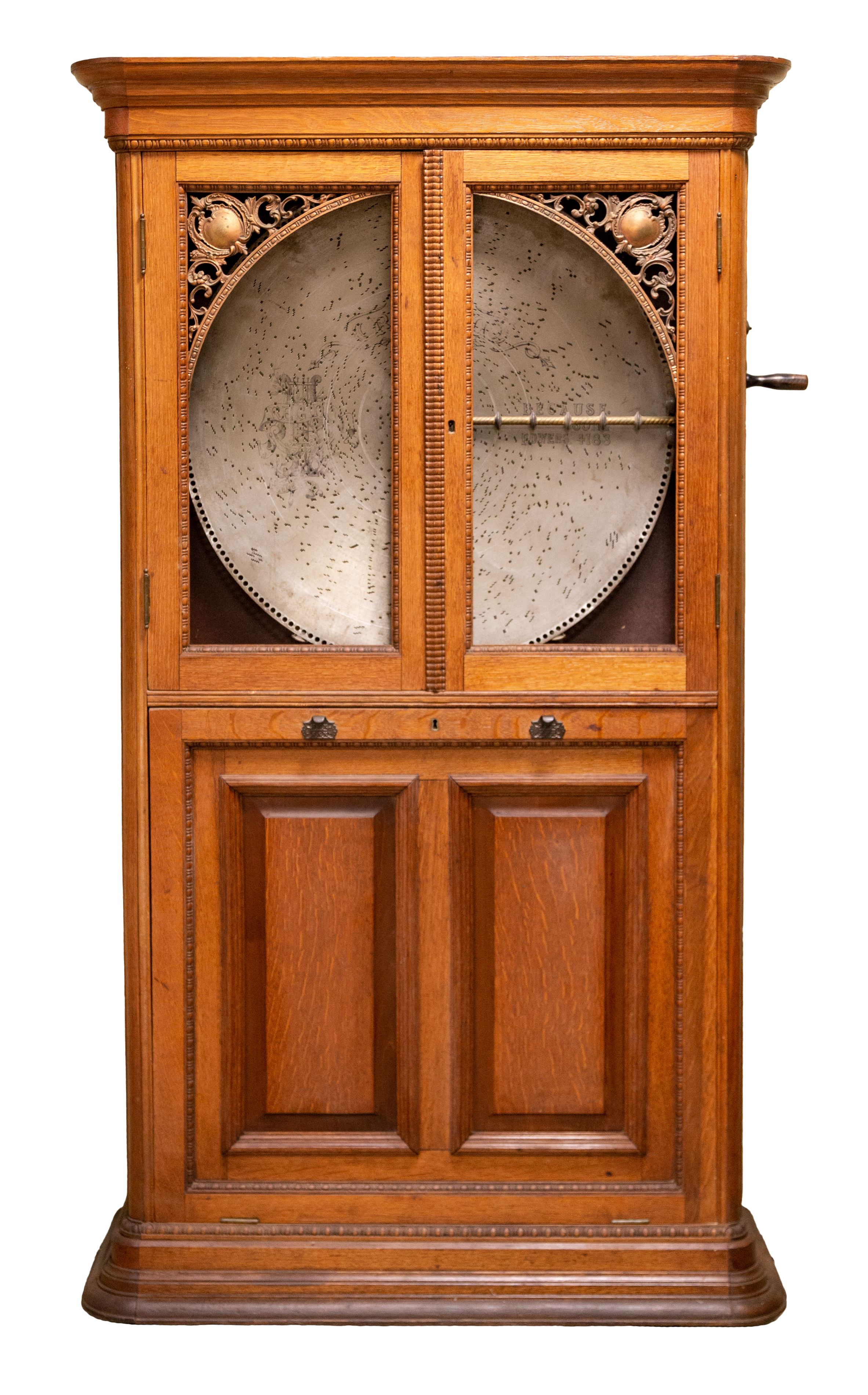 REGINA UPRIGHT MUSIC BOX (12) 27 in