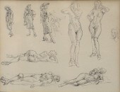 REGINALD MARSH (1898 - 1954) "
