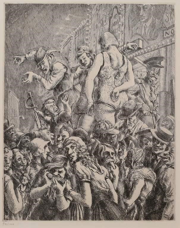 REGINALD MARSH ETCHING THE