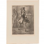 REGINALD MARSH, LITHOGRAPH Reg