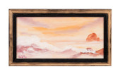 REGINALD MARSH SUNSET SEASCAPE