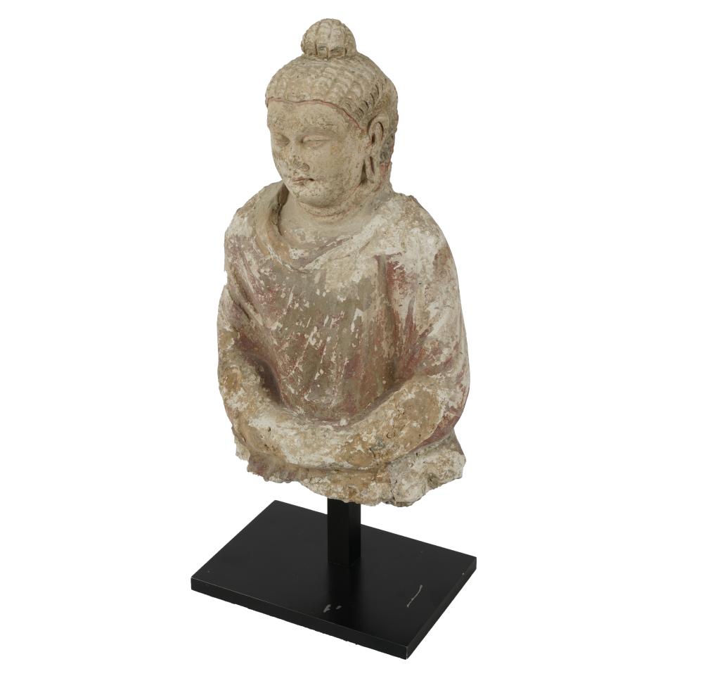 REGION OF GANDHARA SCHIST FIGURE OF