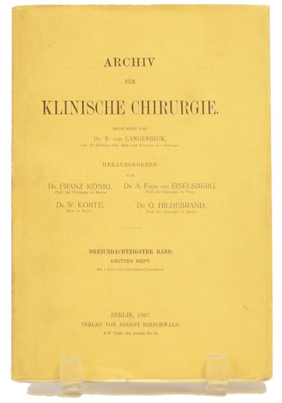 REHN  Ludwig. ''Zur Chirurgie des