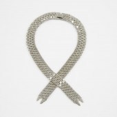 Reinad Silver-Tone Metal Mesh