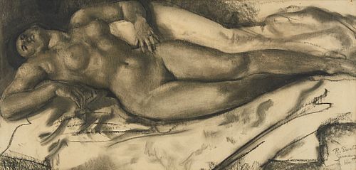 REINHOLD EWALD RECLINING NUDE