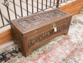 RELIEF-CARVED CAMPHORWOOD BLAN