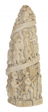 RELIEF-CARVED "LOANGO" TOOTH 1