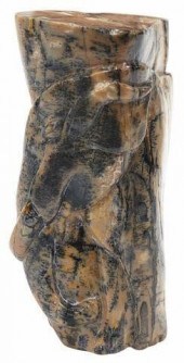 RELIEF CARVED MASTODON TUSK, '