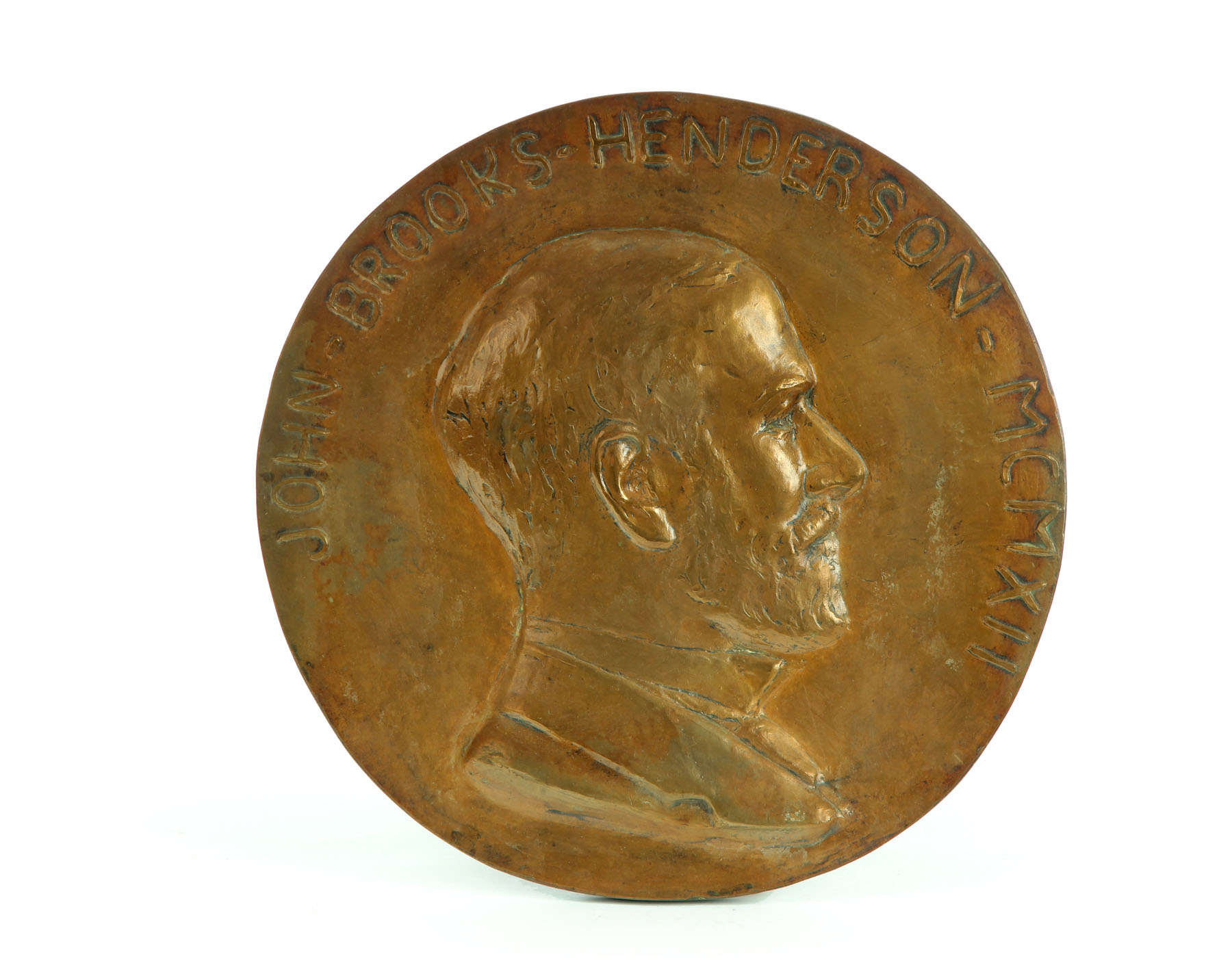 RELIEF PORTRAIT OF JOHN BROOKS