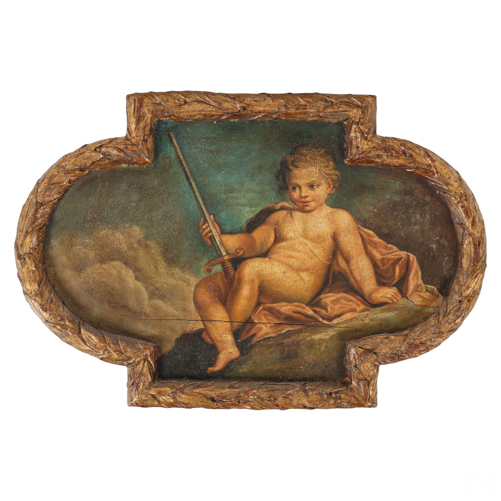RELIGIOUS ANTIQUE STYLE CHERUB &