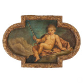 RELIGIOUS ANTIQUE STYLE CHERUB