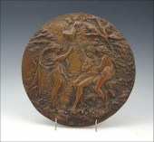 RELIGIOUS BRONZE PLAQUE - EXPU