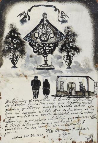 RELIGIOUS EX-VOTO, OUR LADY OF