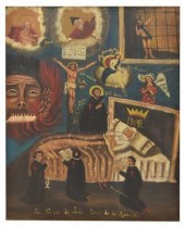 RELIGIOUS EX-VOTO PAINTING, SA