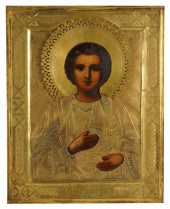 RELIGIOUS ICONoil on panel, wi