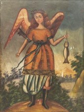 RELIGIOUS OIL PAINTING, ARCHAN