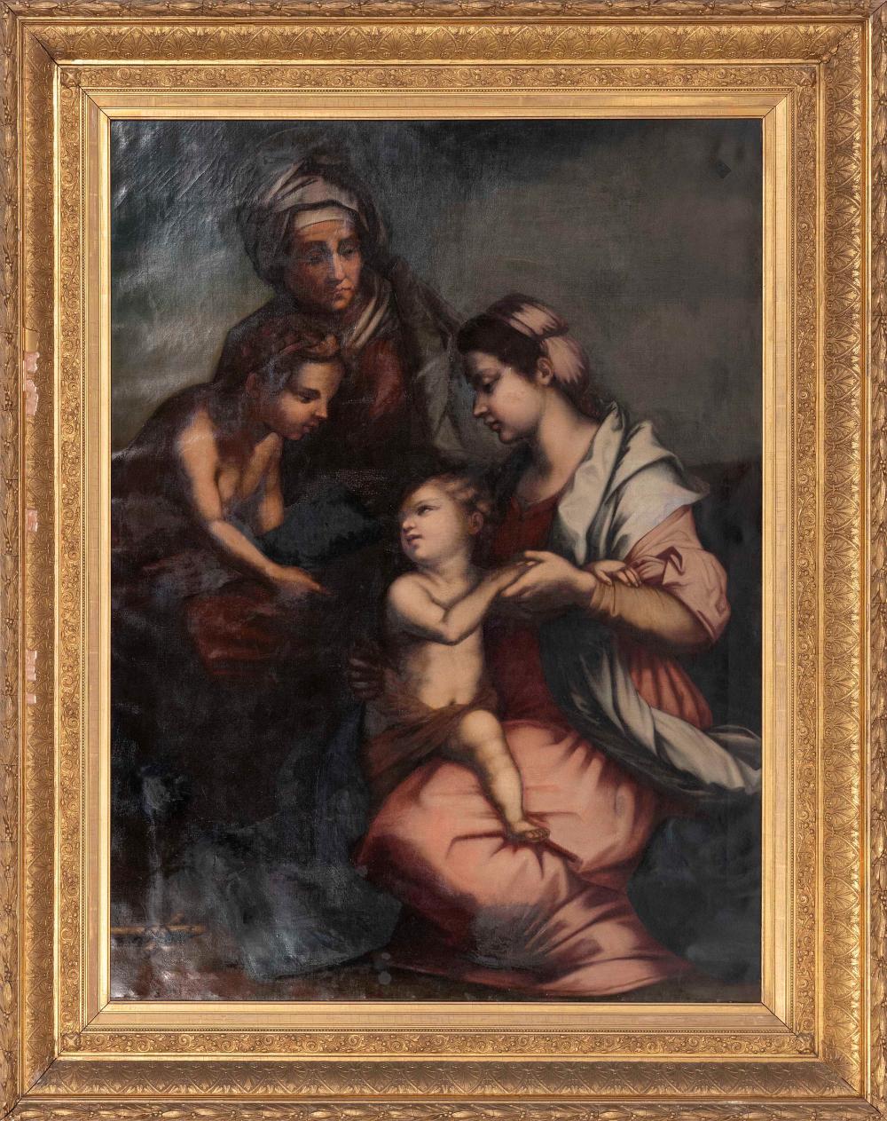 RELIGIOUS PAINTING AFTER ANDREA DEL