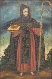 RELIGIOUS PAINTING, SAINT FRAN