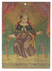 RELIGIOUS RETABLO HOLY INFANT