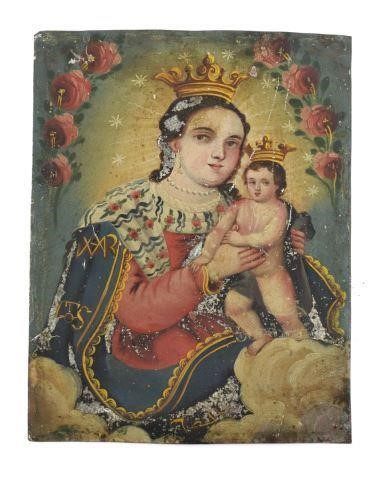 RELIGIOUS RETABLO PAINTING