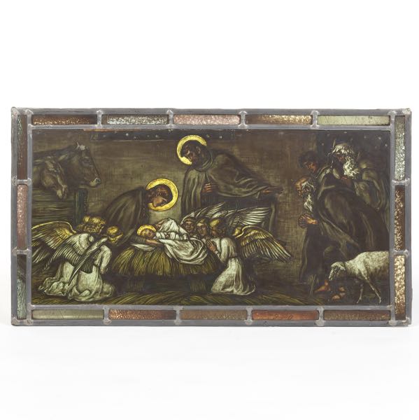 RELIGIOUS STAINED GLASS WINDOW