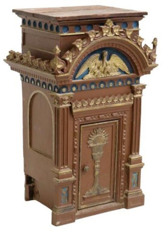 RELIGIOUS WOOD & CAST IRON
