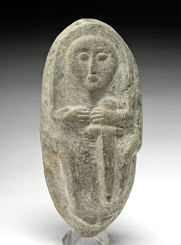 REMARKABLE TAINO STONE ZEMI
