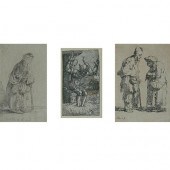 Rembrandt BEGGAR MAN AND BEGGA