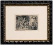 Rembrandt etching (Rembrandt H