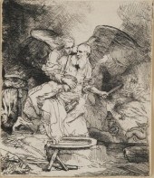 REMBRANDT, SACRIFICE OF ABRAHA