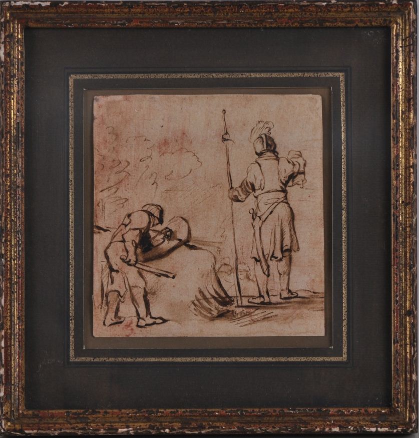 REMBRANDT SCHOOL: A WARRIOR SEEN