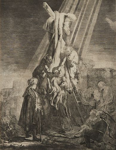 REMBRANDT "THE DESCENT FROM THE