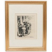 REMBRANDT VAN RIJN "BEGGARS" F