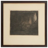 REMBRANDT VAN RIJN, ETCHING, C
