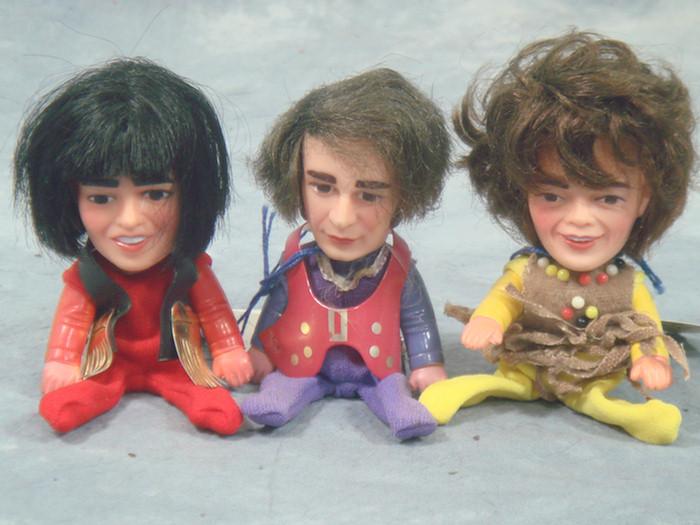 Remco Monkees Dolls, 4 1/2 inches