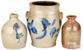 REMMEY STONEWARE CROCK, 19TH C