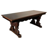 RENAISSANCE CARVED DINING CENT